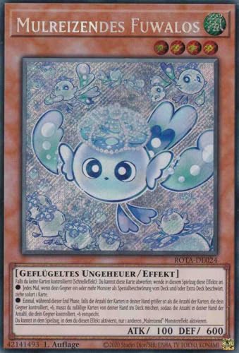 Mulreizendes Fuwalos Secret Rare ROTA-DE024 - Rage of The Abyss Karte - mit GamersHeaven Cardboard Guard von GAMERSHEAVEN
