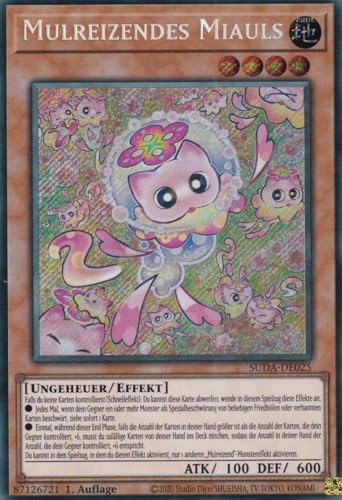 Mulreizendes Miauls Secret Rare SUDA-DE025 - Supreme Darkness Karte - mit GamersHeaven Cardboard Guard von GAMERSHEAVEN
