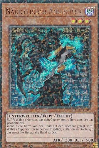 Nächtlicher Angreifer Duel Terminal Ultra Parallel Rare HAC1-DE009 - Hidden Arsenal Chapter 1 Karte - mit GamersHeaven Cardboard Guard Nächtlicher Angreifer Duel Terminal Ultra Parallel Rare HAC1-DE009 - Hidden Arsenal Chapter 1 Karte - mit GamersHeaven Cardboard Guard von GAMERSHEAVEN