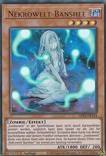 Nekrowelt-Banshee Ultra Rare GFP2-DE114 - Ghosts from The Past The 2nd Haunting - mit GamersHeaven Cardboard Guard Nekrowelt-Banshee Ultra Rare GFP2-DE114 - Ghosts from The Past The 2nd Haunting - mit GamersHeaven Cardboard Guard von GAMERSHEAVEN