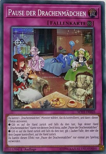 Pause der Drachenmädchen Super Rare MYFI-DE026 - Mystic Fighters - mit GamersHeaven Cardboard Guard von GAMERSHEAVEN