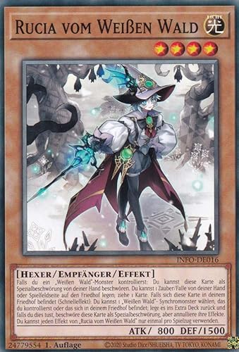 Rucia vom Weißen Wald Common INFO-DE016 - The Infinite Forbidden Karte - mit GamersHeaven Cardboard Guard Rucia vom Weißen Wald Common INFO-DE016 - The Infinite Forbidden Karte - mit GamersHeaven Cardboard Guard von GAMERSHEAVEN