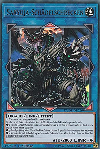 Saryuja-Schädelschrecken Ultra Rare DUDE-DE026 - Duel Devastator Karte - mit GamersHeaven Cardboard Guard Saryuja-Schädelschrecken Ultra Rare DUDE-DE026 - Duel Devastator Karte - mit GamersHeaven Cardboard Guard von GAMERSHEAVEN