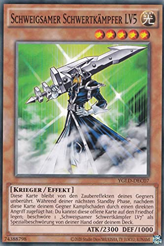 Schweigsamer Schwertkämpfer LV5 Common YGLD-DEC07 - Yugis Legendary Decks - King of Games - mit GamersHeaven Cardboard Guard Schweigsamer Schwertkämpfer LV5 Common YGLD-DEC07 - Yugis Legendary Decks - King of Games - mit GamersHeaven Cardboard Guard von GAMERSHEAVEN