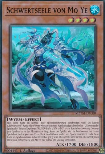 Schwertseele von Mo Ye Super Rare MZTM-DE080 - Maze of The Master Karte - mit GamersHeaven Cardboard Guard von GAMERSHEAVEN