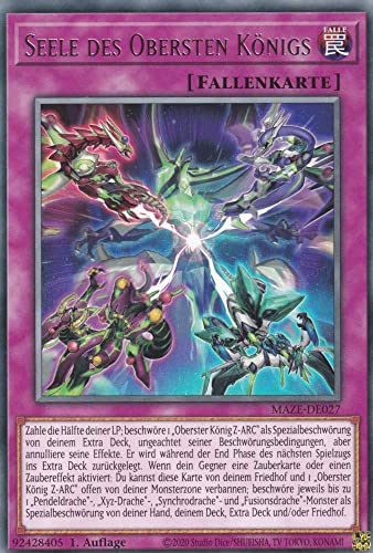 Seele des Obersten Königs Rare MAZE-DE027 - Maze of Memories - mit GamersHeaven Cardboard Guard von GAMERSHEAVEN