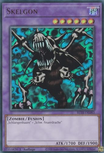Skelgon Ultra Rare BLTR-DE083 - Battles of Legend Terminal Revenge Karte - mit GamersHeaven Cardboard Guard von GAMERSHEAVEN