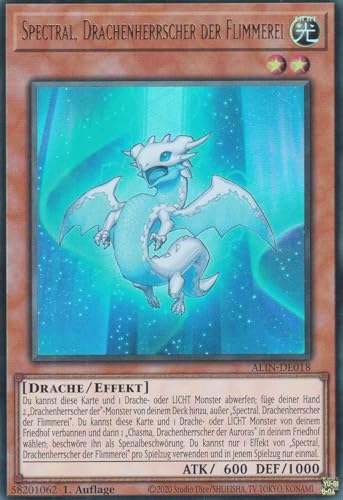 Spectral, Drachenherrscher der Flimmerei Ultra Rare ALIN-DE018 - Alliance Insight Karte - mit GamersHeaven Cardboard Guard Spectral, Drachenherrscher der Flimmerei Ultra Rare ALIN-DE018 - Alliance Insight Karte - mit GamersHeaven Cardboard Guard von GAMERSHEAVEN