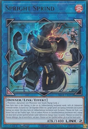 Spright Sprind Ultra Rare BLTR-DE095 - Battles of Legend Terminal Revenge Karte - mit GamersHeaven Cardboard Guard von GAMERSHEAVEN