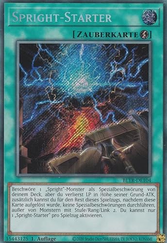 Spright-Starter Secret Rare BLTR-DE104 - Battles of Legend Terminal Revenge Karte - mit GamersHeaven Cardboard Guard von GAMERSHEAVEN