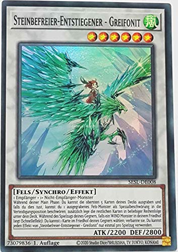 Steinbefreier-Entstiegener - Greifonit Super Rare SESL-DE008 - Secret Slayers Karte - mit GamersHeaven Cardboard Guard Steinbefreier-Entstiegener - Greifonit Super Rare SESL-DE008 - Secret Slayers Karte - mit GamersHeaven Cardboard Guard von GAMERSHEAVEN
