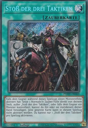 Stoß der DREI Taktiken Secret Rare PHHY-DE069 - Photon Hypernova - mit GamersHeaven Cardboard Guard Stoß der DREI Taktiken Secret Rare PHHY-DE069 - Photon Hypernova - mit GamersHeaven Cardboard Guard von GAMERSHEAVEN