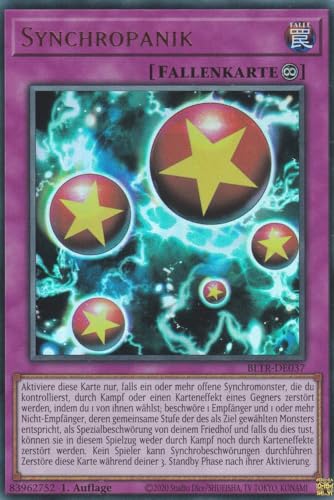 Synchropanik Ultra Rare BLTR-DE037 - Battles of Legend Terminal Revenge Karte - mit GamersHeaven Cardboard Guard von GAMERSHEAVEN