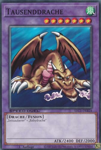 Tausenddrache Common SBC1-DEB24 - Streets of Battle City Karte - mit GamersHeaven Cardboard Guard Tausenddrache Common SBC1-DEB24 - Streets of Battle City Karte - mit GamersHeaven Cardboard Guard von GAMERSHEAVEN