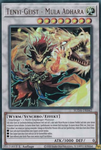 Tenyi-Geist - Mula Adhara Ultra Rare SUDA-DE042 - Supreme Darkness Karte - mit GamersHeaven Cardboard Guard von GAMERSHEAVEN