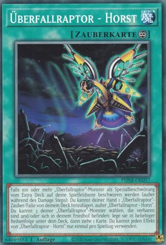 Überfallraptor - Horst Common PHNI-DE057 - Phantom Nightmare - mit GamersHeaven Cardboard Guard von GAMERSHEAVEN