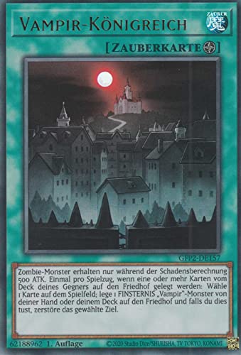 Vampir-Königreich Ultra Rare GFP2-DE157 - Ghosts from The Past The 2nd Haunting - mit GamersHeaven Cardboard Guard von GAMERSHEAVEN