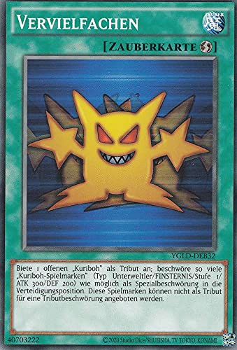 Vervielfachen Common YGLD-DEB32 - Yugis Legendary Decks - King of Games - mit GamersHeaven Cardboard Guard von GAMERSHEAVEN