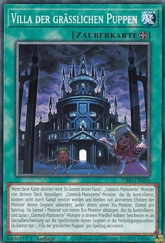 Villa der grässlichen Puppen Common INFO-DE056 - The Infinite Forbidden Karte - mit GamersHeaven Cardboard Guard Villa der grässlichen Puppen Common INFO-DE056 - The Infinite Forbidden Karte - mit GamersHeaven Cardboard Guard von GAMERSHEAVEN
