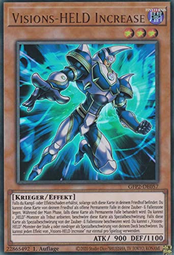 Visions-HELD Increase Ultra Rare GFP2-DE057 - Ghosts from The Past The 2nd Haunting - mit GamersHeaven Cardboard Guard von GAMERSHEAVEN