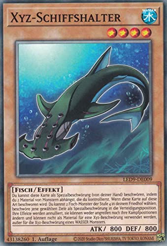 Xyz-Schiffshalter Common LED9-DE009 - Legendary Duelists Duels from The Deep - mit GamersHeaven Cardboard Guard von GAMERSHEAVEN