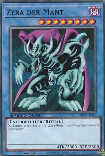 Zera der Mant Common SBC1-DEI13 - Streets of Battle City Karte - mit GamersHeaven Cardboard Guard von GAMERSHEAVEN