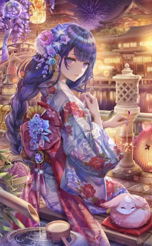 Puzzle - Genshin Impact - 2000 Piece Puzzle for Adults and Children - Genshin Impact Cosplay - 2000 Piece Puzzle for Adults and Children from 14 Years 100x70cm von GAMZE