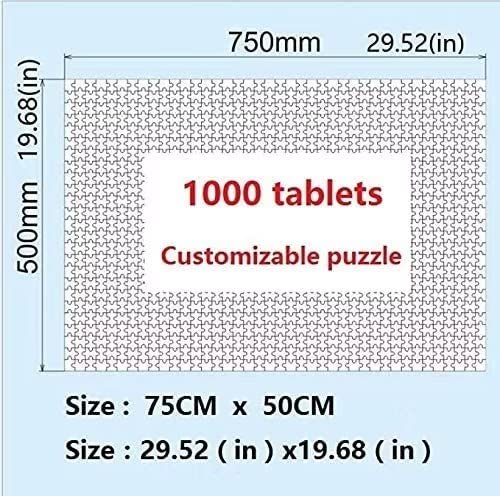 Puzzle 1000 Teile Genshin Impact Puzzles for Adults and Children Educational Game Challenge Toy 1000 Piece Puzzles for Adults and Children from 14 Years 75 x 50 cm von GAMZE