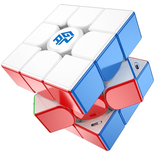 GAN 11 M Pro, 3x3 Magnetischer Speedcube Magisches Puzzle Würfel Spielzeug stickerlos Cube (UV-beschichtet) von GAN