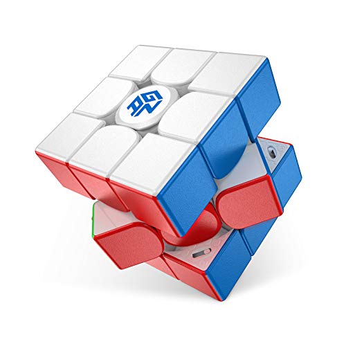 GAN 11 M Pro, 3x3 Magnetischer Speedcube Magisches Puzzle Würfel Spielzeug stickerlos Cube (weiche, gummierte Oberfläche) von GAN
