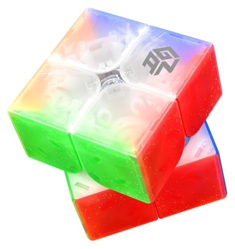 GAN 251 M Leap Speed Cube 10. Jahrestag Edition, 2x2 Stickerless Magnetic Speed Cube 251 Mini Cube, 63 Magnets Puzzle Toy for Beginners – UV-Coated Primary Interior GAN 251 M Leap Speed Cube 10. Jahrestag Edition, 2x2 Stickerless Magnetic Speed Cube 251 Mini Cube, 63 Magnets Puzzle Toy for Beginners – UV-Coated Primary Interior von GAN