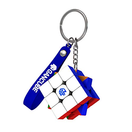 GAN 330 Mini Zauberwürfel Schlüsselanhänger 3x3, Cube Key Ring 30mm für Deine Schlüssel Oder als Stylischer Anhänger, Mini Speed Cube Schlüsselanhänger für Kinder und Erwachsene von GAN