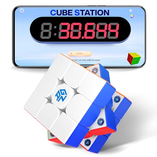 GAN 356iCarry2 Smart Zauberwürfel Magnetisch 3x3, Intelligenter SpeedCube mit 700h Akkulaufzeit & Echtzeitverfolgung, Freischalten verschiedener Online-Spielmodi mit APP, 2024 Großes Upgrade-UV Coated GAN 356iCarry2 Smart Zauberwürfel Magnetisch 3x3, Intelligenter SpeedCube mit 700h Akkulaufzeit & Echtzeitverfolgung, Freischalten verschiedener Online-Spielmodi mit APP, 2024 Großes Upgrade-UV Coated von GAN