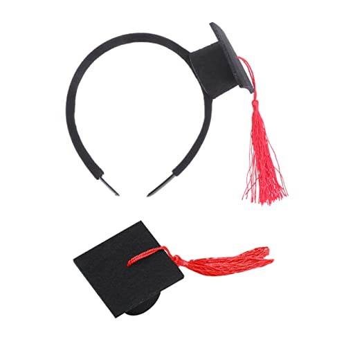 GANAZONO 1 Satz Arzt Hut Stirnband Doktor Haarreifen abschluss haarband Abschlusshut Haarband haarschmuck Kopfbedeckungen für die Abschlusssaison Abschlussfeier Haarnadel Filzstoff rot GANAZONO 1 Satz Arzt Hut Stirnband Doktor Haarreifen abschluss haarband Abschlusshut Haarband haarschmuck Kopfbedeckungen für die Abschlusssaison Abschlussfeier Haarnadel Filzstoff rot von GANAZONO