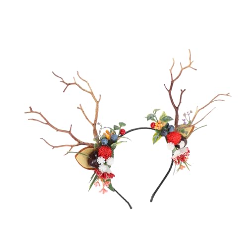 GANAZONO 1 Stück Adorables Weihnachts Geweih Haarband für Festliches Kostümzubehör Süßes Party Accessoire Bequem und Atmungsaktiv für Weihnachten und Cosplay von GANAZONO