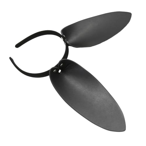 GANAZONO 1 Stück Damen Haarband mit Schwarzen Leder Ohrdesigns für Partys Halloween und Alltagslook Stilvolles Haarschmuck für Jede Gelegenheit von GANAZONO