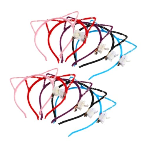 GANAZONO 10Stücke Leuchtendes Katzenohr Haarband mit LED Stirnbändern Mischfarben Partyzubehör für Erwachsene Festivals und Kostümpartys GANAZONO 10Stücke Leuchtendes Katzenohr Haarband mit LED Stirnbändern Mischfarben Partyzubehör für Erwachsene Festivals und Kostümpartys von GANAZONO