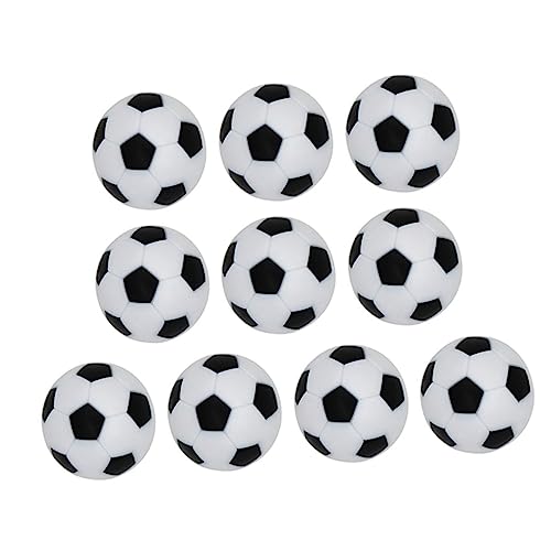 GANAZONO 10Stücke Tischfußball Bälle Resin Foosball Fußball für Tischfußballspiele Langlebig und Sicher für Kicker und Tischkunst Dekoration von GANAZONO