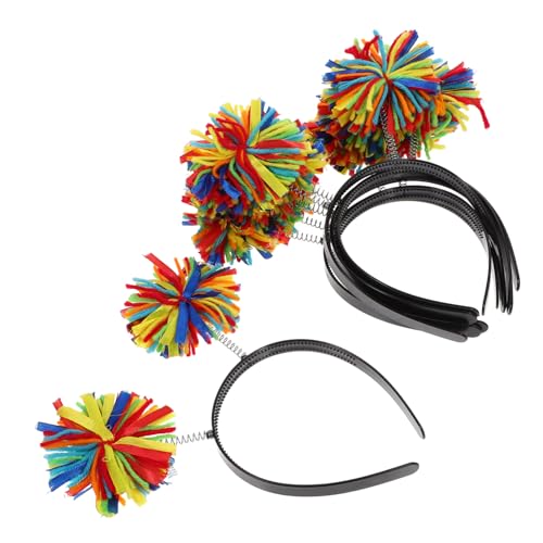 GANAZONO 12 Stück Stirnband Aus Garnknäuel Flauschiger Kopfschmuck Cheerleading Rosa Fälschung Große Kugeln Pom Fell Cheerleader Flauschiger Kugel-kopfschmuck Bands Kopf Bopper Polyester GANAZONO 12 Stück Stirnband Aus Garnknäuel Flauschiger Kopfschmuck Cheerleading Rosa Fälschung Große Kugeln Pom Fell Cheerleader Flauschiger Kugel-kopfschmuck Bands Kopf Bopper Polyester von GANAZONO