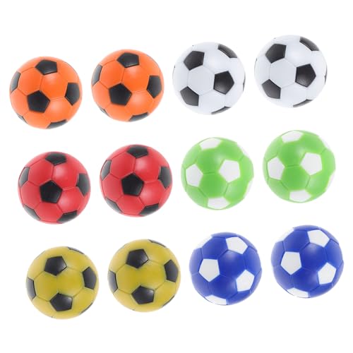 GANAZONO 12 Stück Teiliges Tischfußball Ersatzbälle Farbige Kunststoff Kickerbälle Passend für Standard Tischfußballtische Kompakte Langlebig und Verarbeitet für Erwachsene GANAZONO 12 Stück Teiliges Tischfußball Ersatzbälle Farbige Kunststoff Kickerbälle Passend für Standard Tischfußballtische Kompakte Langlebig und Verarbeitet für Erwachsene von GANAZONO