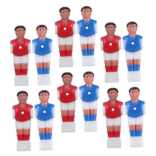 GANAZONO 12 Stück Teiliges Tischkicker Figuren Ersatzset aus Robustem Kunststoff Foosball Spiel Tischfußball Spieler für Familien Freunde und Büro Langlebige Kickerfiguren für Verbessertes von GANAZONO
