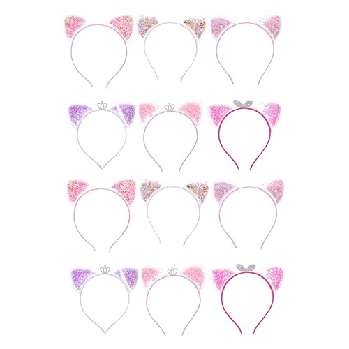 GANAZONO 12Stücke Katzenohren Haarband Set Teiliges Haaraccessoires Set Mit Niedlichen Katzenohren Für Festivals Cosplay Und Karneval Langlebiges Bequemes Design GANAZONO 12Stücke Katzenohren Haarband Set Teiliges Haaraccessoires Set Mit Niedlichen Katzenohren Für Festivals Cosplay Und Karneval Langlebiges Bequemes Design von GANAZONO