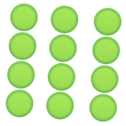 GANAZONO 12stücke Teiliges Set Robusten Kunststoff-Pucks Für Air Hockey Und Eishockey Für Erwachsene Sanftem Spielzubehör Für Tischspiele von GANAZONO