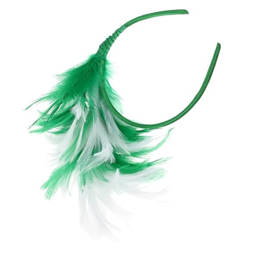 GANAZONO 1Stück Eleganter Federschmuck Haarreif für Damen Anmutiges Stirnband mit Hochwertigen Federn für Partys Cosplay Kostümshows und Besondere Anlässe von GANAZONO