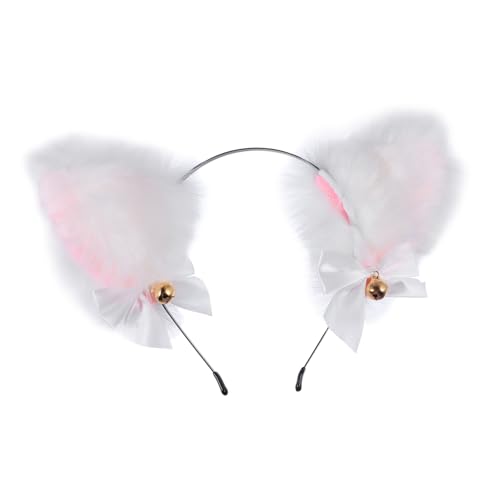 GANAZONO 1Stück Katzenohren Haarreifen Mit Schleife Und Glöckchen Haarschmuck Für Cosplay Partys Und Halloween Unisex Weiche Materialien Für Kostüme GANAZONO 1Stück Katzenohren Haarreifen Mit Schleife Und Glöckchen Haarschmuck Für Cosplay Partys Und Halloween Unisex Weiche Materialien Für Kostüme von GANAZONO