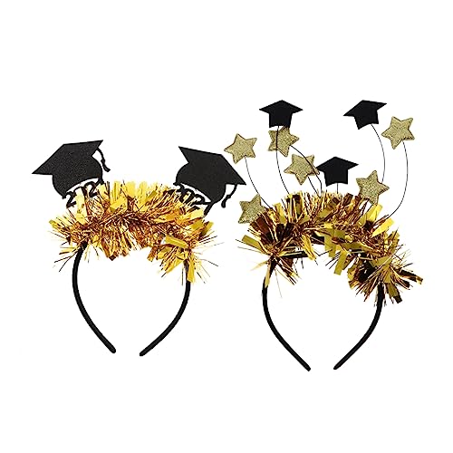 GANAZONO 2 Stück Arzt Hut Stirnband Abschluss Mini -haarbänder Haarnadel-stirnband Graduierung Haarschmuck Dekoration Graduierungsparty Kopfbedeckung Grad Cap Stirnband Plastik GANAZONO 2 Stück Arzt Hut Stirnband Abschluss Mini -haarbänder Haarnadel-stirnband Graduierung Haarschmuck Dekoration Graduierungsparty Kopfbedeckung Grad Cap Stirnband Plastik von GANAZONO