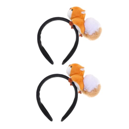 GANAZONO 2 Stück Entzückende Eichhörnchen-stirnbänder Für Party Und Cosplay, Cartoon-tier-haar-accessoires, Festival-kopfbedeckung, Cartoon-haarspangen GANAZONO 2 Stück Entzückende Eichhörnchen-stirnbänder Für Party Und Cosplay, Cartoon-tier-haar-accessoires, Festival-kopfbedeckung, Cartoon-haarspangen von GANAZONO
