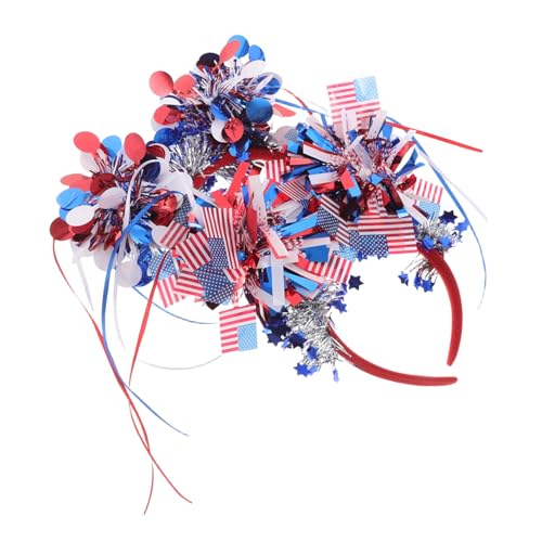 GANAZONO 2 Stück Haarschmuck Zum Unabhängigkeitstag, Stirnband Mit Amerikanischer Flagge, Damen-haarband, Patriotische Kopfbedeckung, Usa-kopfschmuck Für Memorial Day, 4., GANAZONO 2 Stück Haarschmuck Zum Unabhängigkeitstag, Stirnband Mit Amerikanischer Flagge, Damen-haarband, Patriotische Kopfbedeckung, Usa-kopfschmuck Für Memorial Day, 4., von GANAZONO