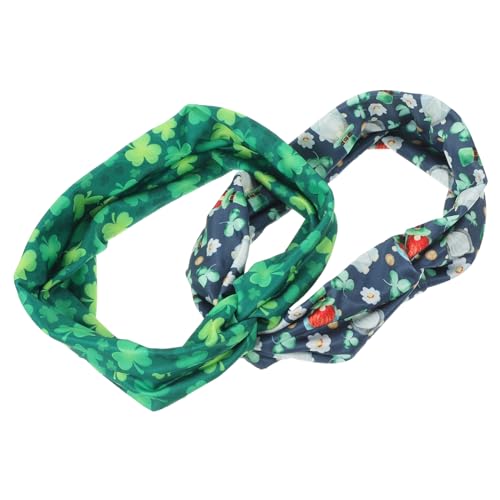 GANAZONO 2 Stück Kleebandana fasching haarschmuck faschings haarschmuck festival kopfbedeckung Stirnband glitzernde grüne Kopfbedeckung Kleeblatt mädchen stirnbänder Cosplay -Kostüm Stoff GANAZONO 2 Stück Kleebandana fasching haarschmuck faschings haarschmuck festival kopfbedeckung Stirnband glitzernde grüne Kopfbedeckung Kleeblatt mädchen stirnbänder Cosplay -Kostüm Stoff von GANAZONO
