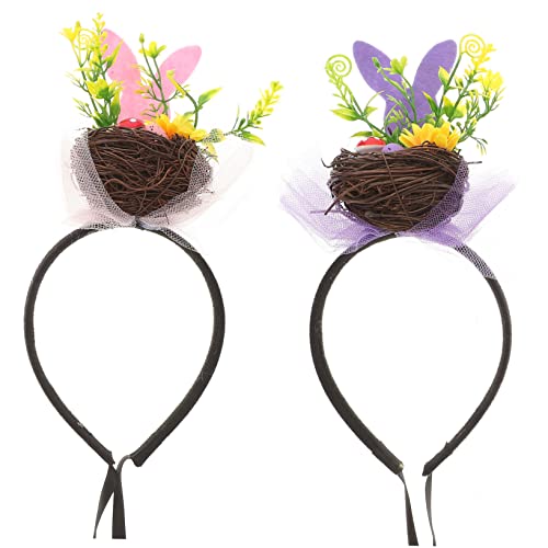 GANAZONO 2 Stück Osterkopfschmuck Partyhasenohren Party-Kopfschmuck pelzige Party-Kopfbedeckung Blumen-Hasen-Stirnband Cartoon-Haarbänder Vogeldekoration Festival-Haarband hölzern GANAZONO 2 Stück Osterkopfschmuck Partyhasenohren Party-Kopfschmuck pelzige Party-Kopfbedeckung Blumen-Hasen-Stirnband Cartoon-Haarbänder Vogeldekoration Festival-Haarband hölzern von GANAZONO